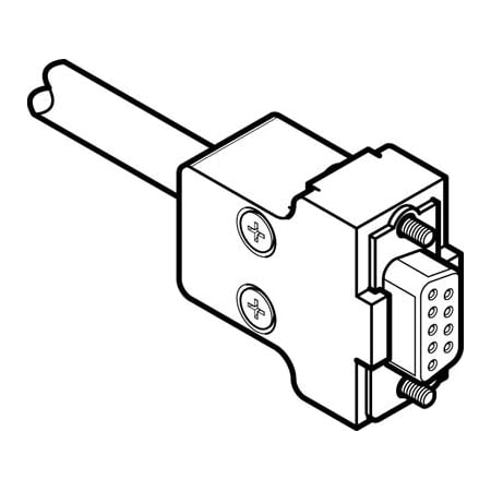Festo Connecting Cable KMP6-09P-8-10 KMP6-09P-8-10